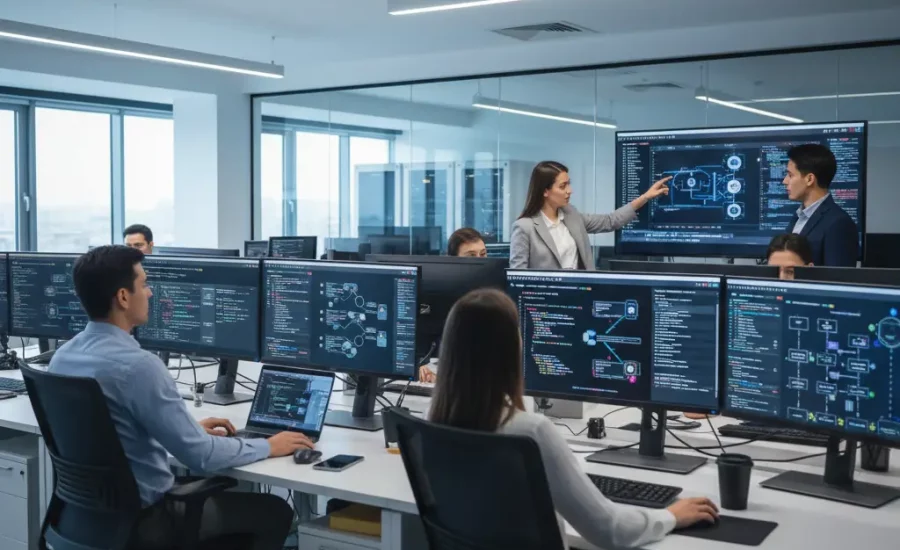 Desarrollo de software para empresas con aplicaciones web y móviles