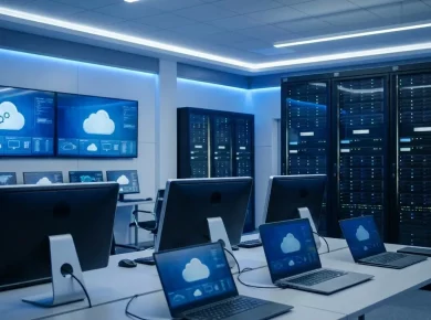 Renovación tecnológica para empresas con infraestructura, servidores y nube