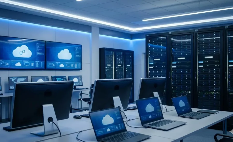 Renovación tecnológica para empresas con infraestructura, servidores y nube