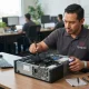 Mantenimiento de computadoras para empresas en oficina corporativa